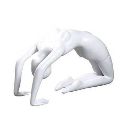 Yoga mannequin, dame, bagoverlnet