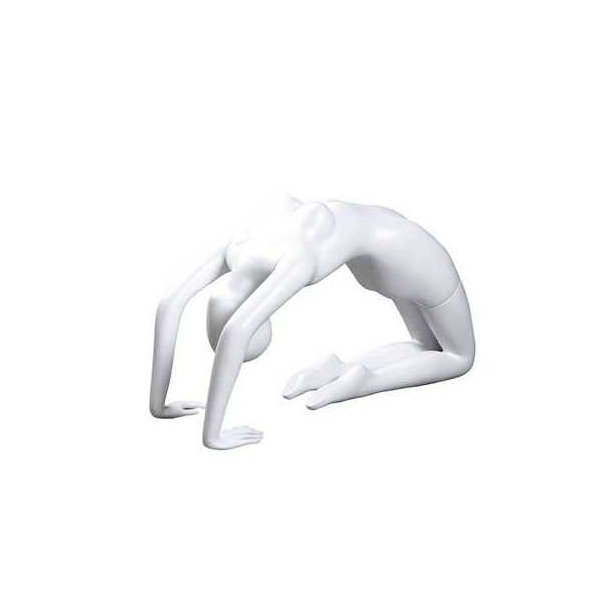 Yoga mannequin, dame, bagoverlnet