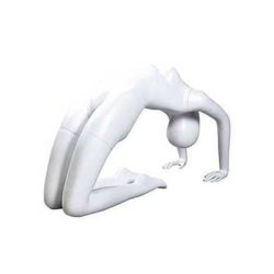Yoga mannequin, dame, bagoverlnet
