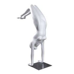 Yoga mannequin, dame, hndstand
