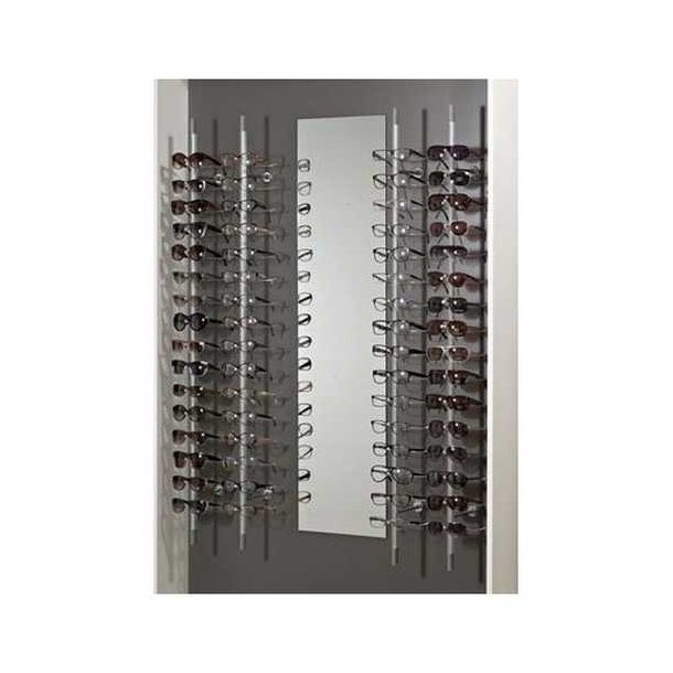 Glasses stand - Glasses display for 16 pairs for wall mounting