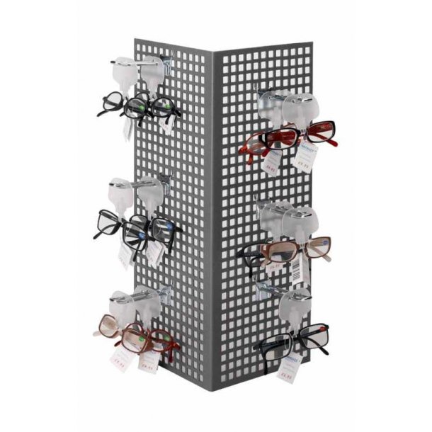 Vinkeldisplay 20x20x50, Sort