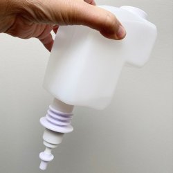 Multi Stand med 1000ml sprit dispenser, drypholder, bakke og Snap Frame A4