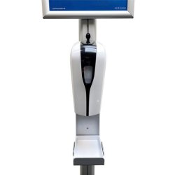 Multi Stand med 1000ml sprit dispenser, drypholder, bakke og Snap Frame A3
