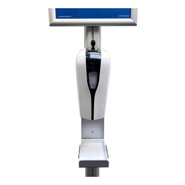 Multi Stand med 1000ml sprit dispenser, drypholder, bakke og Snap Frame A3