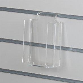 Brochureholder M65 lodret acryl - akryl