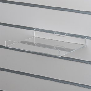 Akryl hylde - lige B-25 x D-20 cm