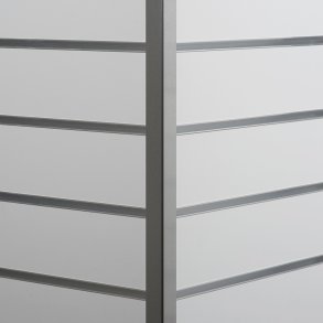 Hjrneliste 2,5x2,5 til sjle butik Alu