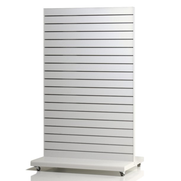 Butiksreol i rillepanel H-200xB-120 cm