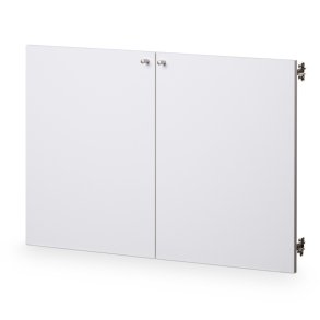 Lger til disk 90 cm | Hvid melamin