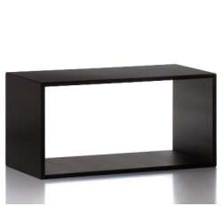 Cube for store design 80x40x40 cm, white or black lacquer