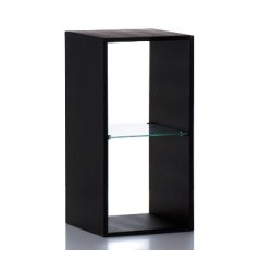 Cube for store design 80x40x40 cm, white or black lacquer