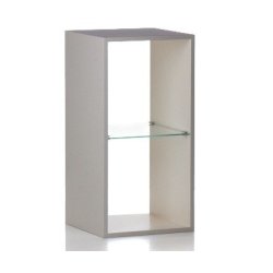 Cube for store design 80x40x40 cm, white or black lacquer