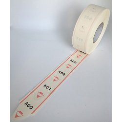 Number markers D80 for My Turn system - 10 rolls