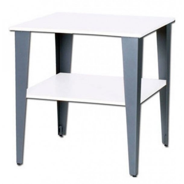 Sales table MAPLE I with melamine panels in white or maple