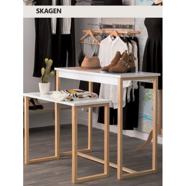 Oplgsborde salgsborde i tr - Skagen - st med 2 stk