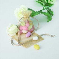 F&auml;rgade Organzapsar 10 x 12 cm - 100 st