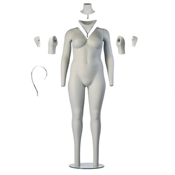 Packshot Photo Mannequin Lady Plus Size