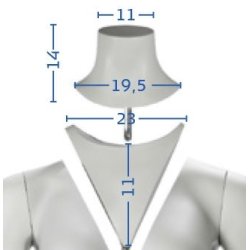 Packshot Photo Mannequin Lady Plus Size