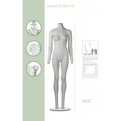 Packshot Photo Mannequin Lady slim fit