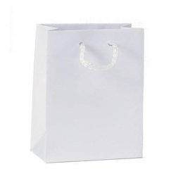 Paper bag - High gloss - Multiple colors - H14 cm - 12 pcs