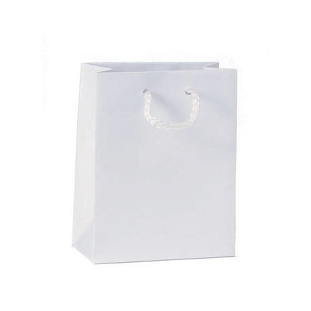 Paper bag - High gloss - Multiple colors - H14 cm - 12 pcs
