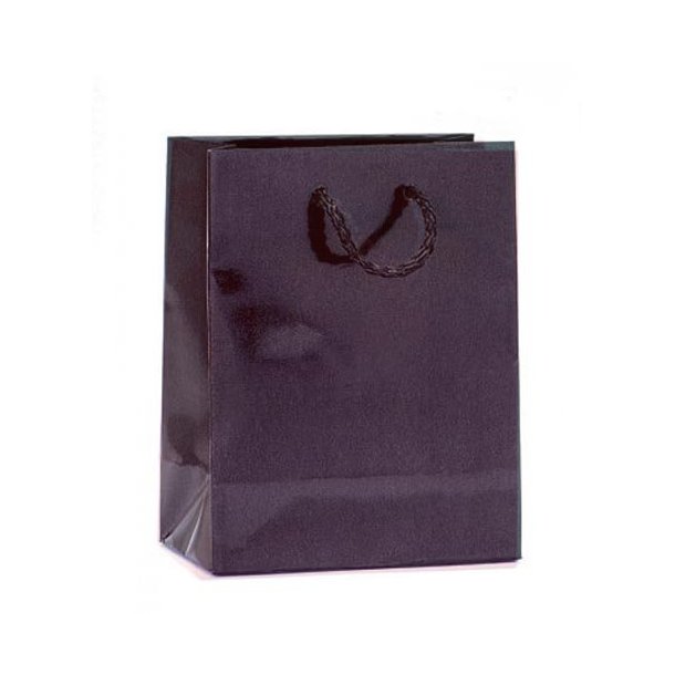 Paper bag - High gloss - Multiple colors - H14 cm - 12 pcs