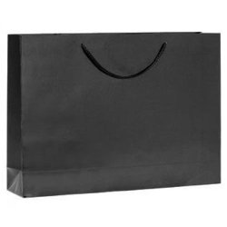 Paper bag - High gloss - White, Red, or Black - H33 cm - 12 pcs