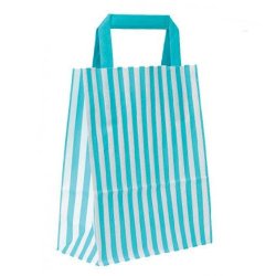 Paper bags - Striped - H22 cm - multiple colors - 50 pcs