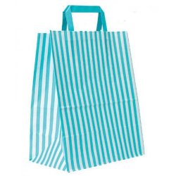 Paper bags - Striped - H30 cm - multiple colors - 50 pcs