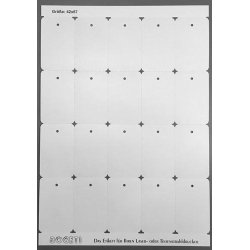 Signs on A4 sheets for pins &amp; loops