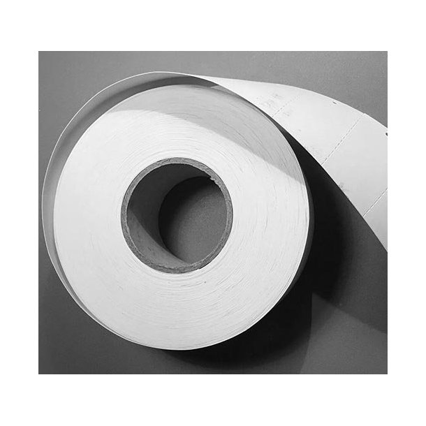 Signs for pins &amp; loops - white on roll - 1000 pcs