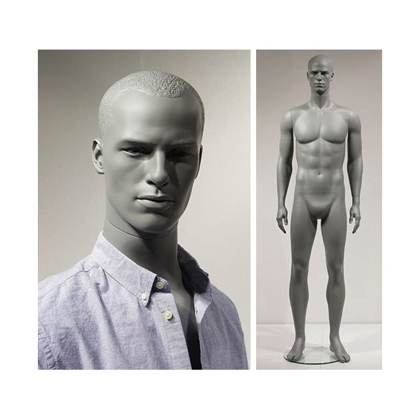 Patrick Grey 3 - stylish and charismatic gentleman mannequin