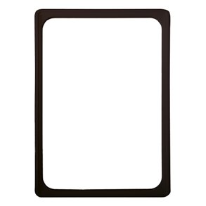 Plakatramme - plastramme A5 i sort
