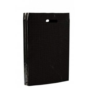 Plastpsar - Svart handvska med guldprickar, 2 storlekar