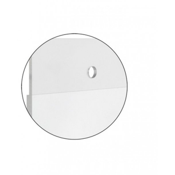 Plastic pocket for signs with 2 holes, A4, clear/10 pieces