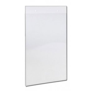 Plastficka för skyltar med 2 hl, A4, klar/10 stycken