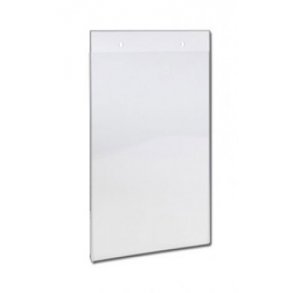 Plastficka för skyltar med 2 hl, A5, klar