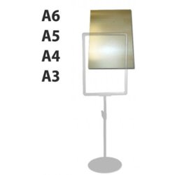 Plastic pockets for sign frames in A-format, 10 pieces