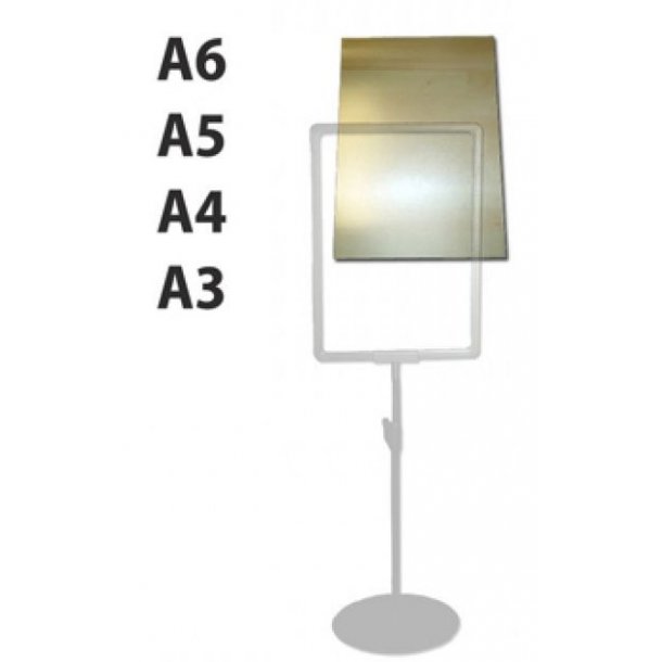 Plastic pockets for sign frames in A-format, 10 pieces