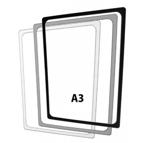 Plastic frames in A3, A4, A5 and A6 - 10 pcs