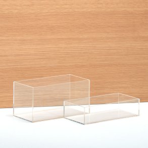 Plexiglas skuffekasser til bord & disk