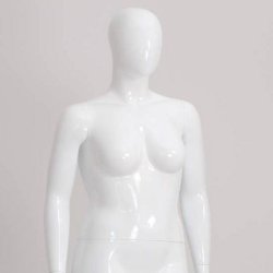 Faceless Plus Size Dame mannequin