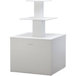 Pyramid board with 3 levels &amp; 2 drawers - H140 cm