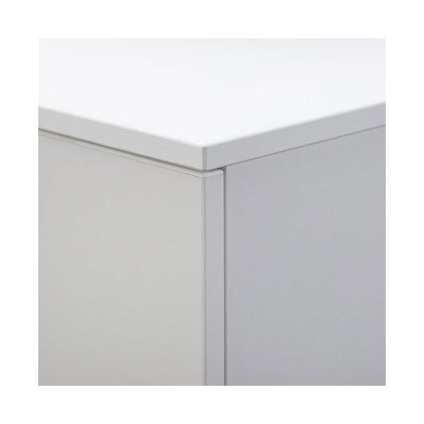 Pyramid board with 3 levels &amp; 2 drawers - H140 cm