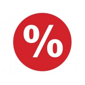 Poster - procent % -  50 cm