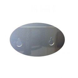 Postkortholder - klar akryl - 11,5 x 6,5 x H 15,5 cm 10 styk