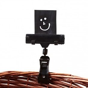 Fleksy Prisklemme - sort plast B-80 mm