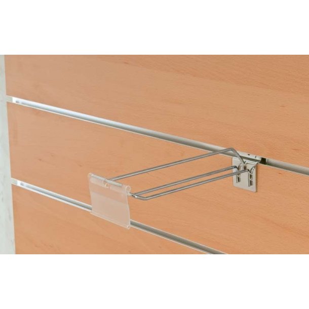 T-hooks, single and double in Chrome for paneling - 10 &amp; 20 pcs