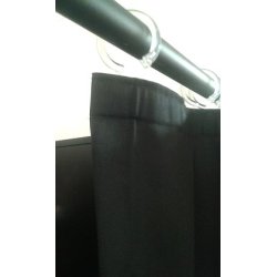 Curtains for wall-mounted fitting rooms - 2 widths - 2 colors